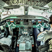 Two airline pilots in the flight deck — ATPL Air Law in practice